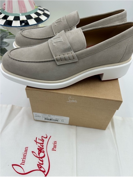 Men’s Christian Louboutin URBINO myogram suede loafer size 44 made in Italy main image 11